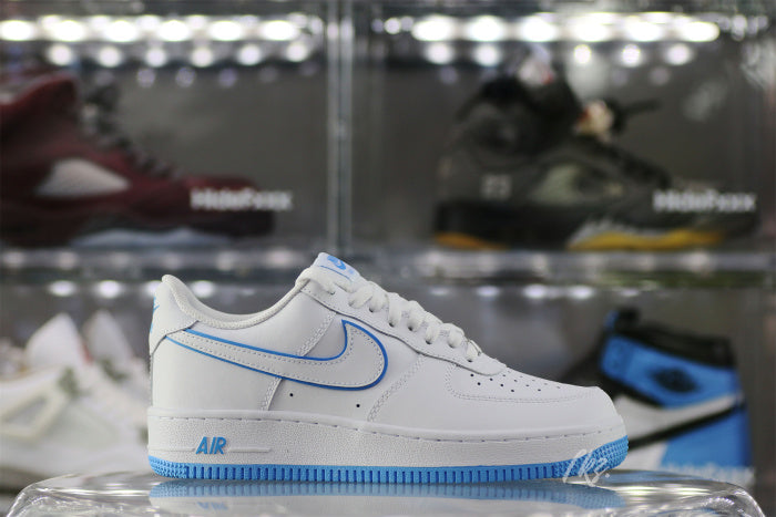 Nike Air Force 1 '07 Low White University Blue Sole