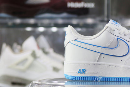 Nike Air Force 1 '07 Low White University Blue Sole