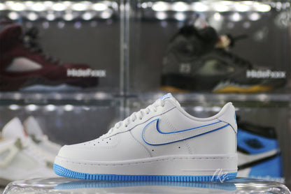 Nike Air Force 1 '07 Low White University Blue Sole