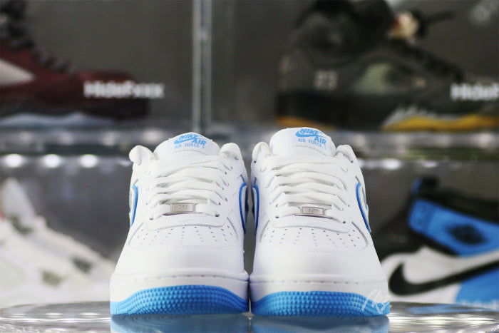 Nike Air Force 1 '07 Low White University Blue Sole