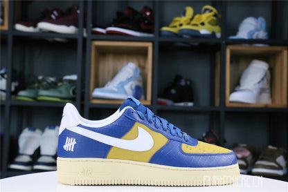 Nike Air Force 1 Low SP Undefeated 5 On It Blue Yellow Croc