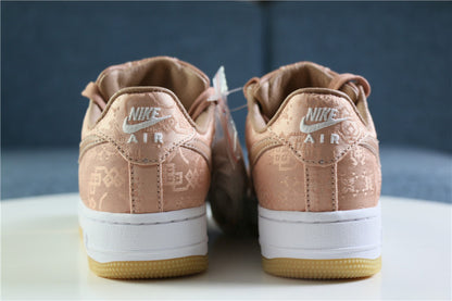 CLOT x Nike Air Force 1 Low “Rose Gold”