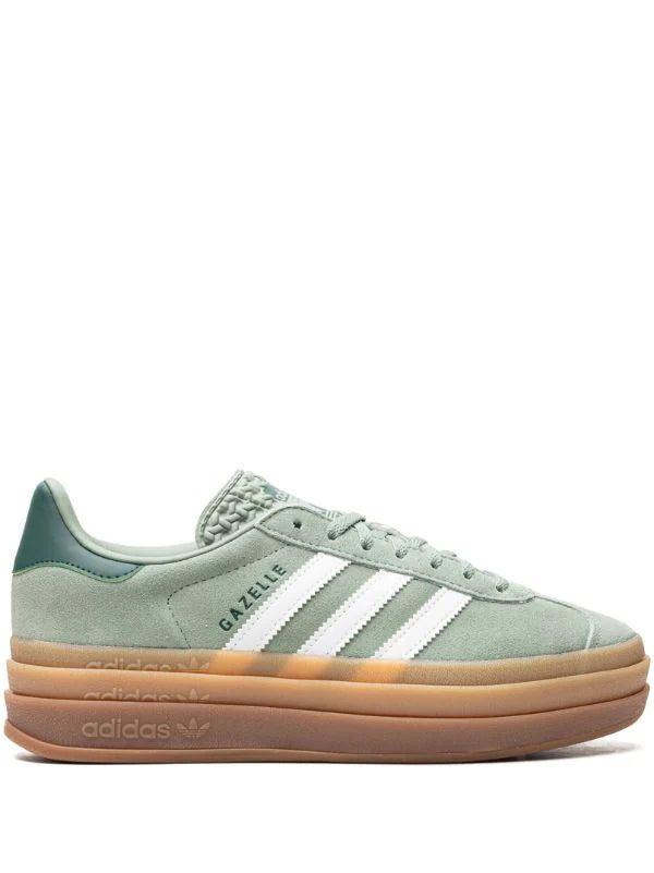 ADIDAS GAZELLE BOLD "SILVER GREEN GUM" SNEAKERS