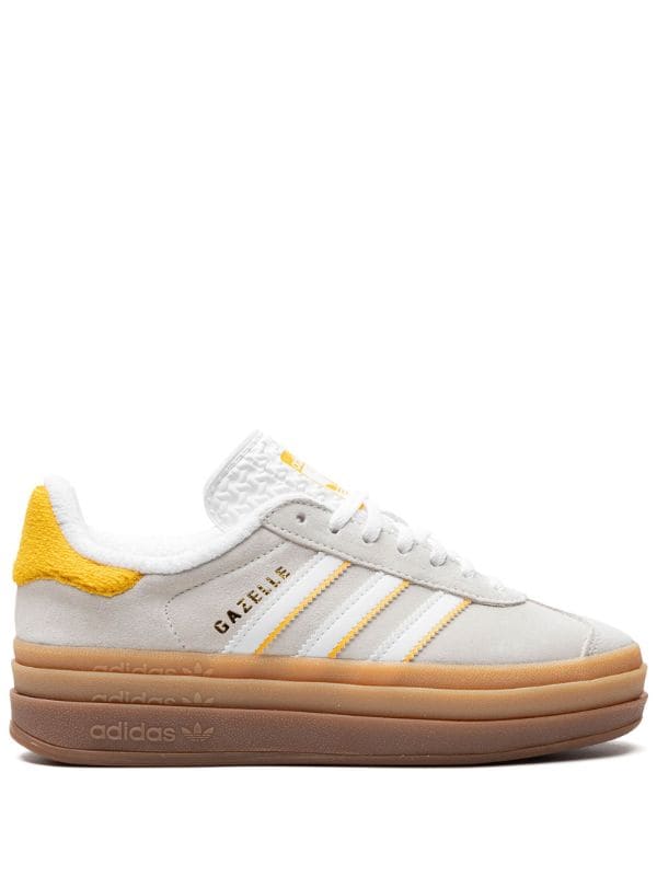 ADIDAS GAZELLE BOLD "IVORY BOLD GOLD" SNEAKERS