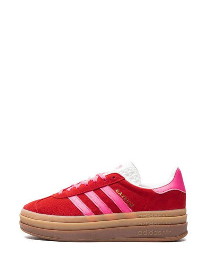 ADIDAS GAZELLE BOLD LEATHER SNEAKERS