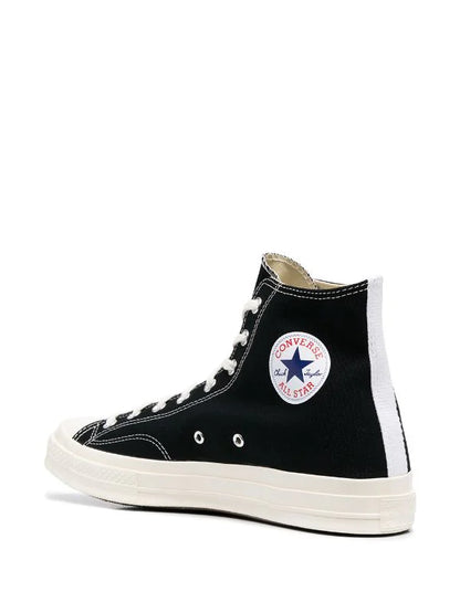 COMME DES GARÇONS PLAY X CONVERSE CHUCK 70 HI SNEAKERS