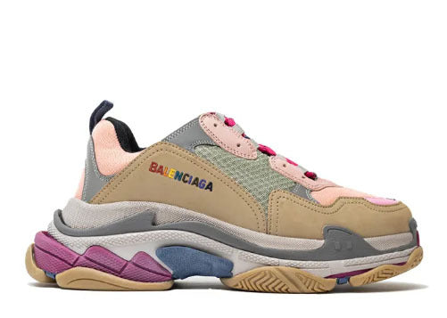 Balenciag* Wmns Triple S 'Beige Pink Grey'