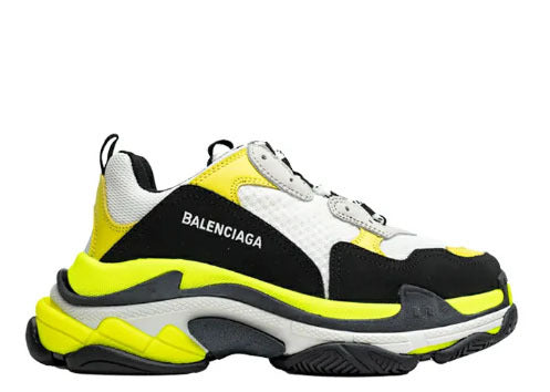 Balenciag* Triple S Trainer 'Yellow Black'