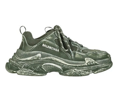 Balenciag* Triple S Faded Green