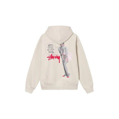 Stu$$y comic character graphic print hoodie