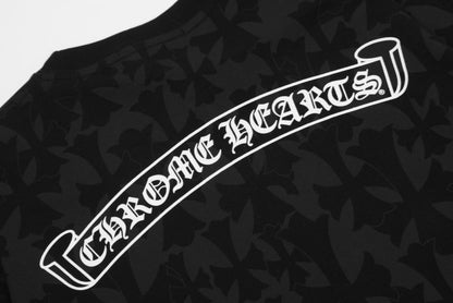 Chrome Hearts embroidered and printed long-sleeve T-shirt in Black