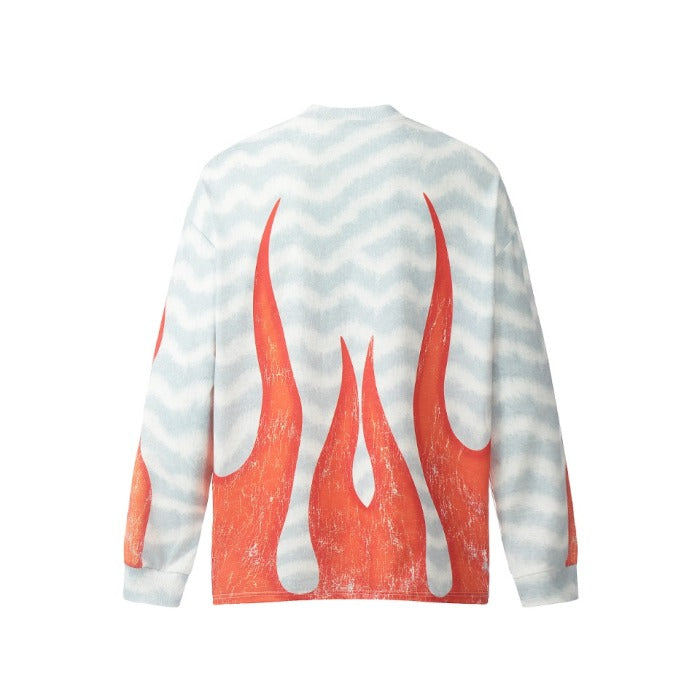 Saint Mich@el Tears Fire Full Print Long Sleeve