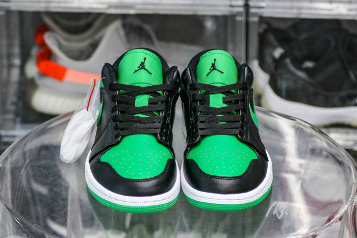 Jordan 1 Low Black Lucky Green